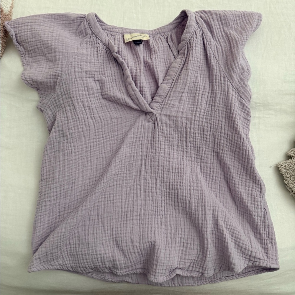 Universal Thread Lavender Textured Blouse